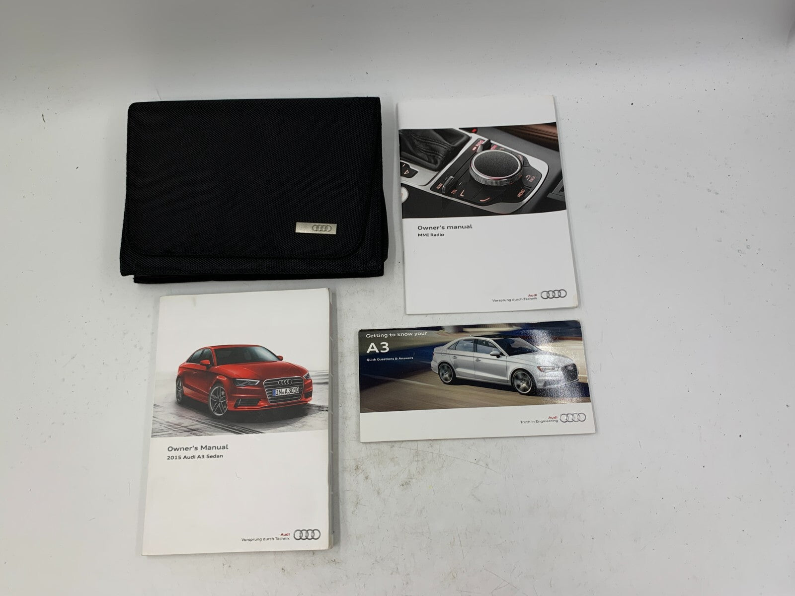2015 Audi A3 Owners Manual Set with Case OEM B01B40041