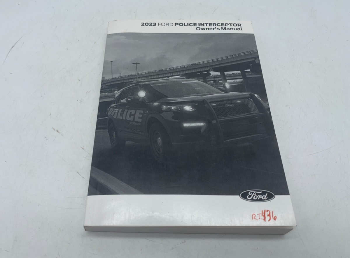 2023 Ford Police Interceptor Utility Owners Manual OEM A01B55008