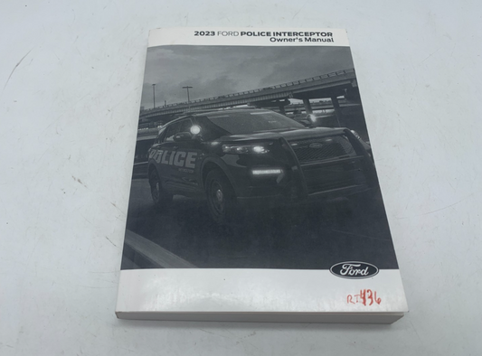 2023 Ford Police Interceptor Utility Owners Manual OEM A01B55008