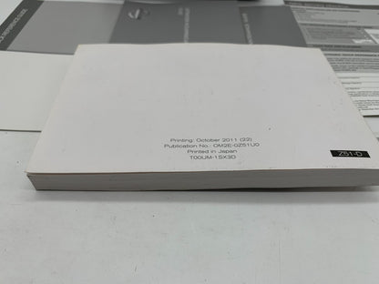 2012 Nissan Murano Owners Manual Set with Case OEM