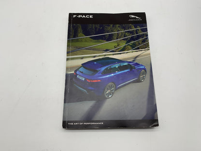 2018 Jaguar F-Pace Owners Manual Set with Case OEM B03B28030