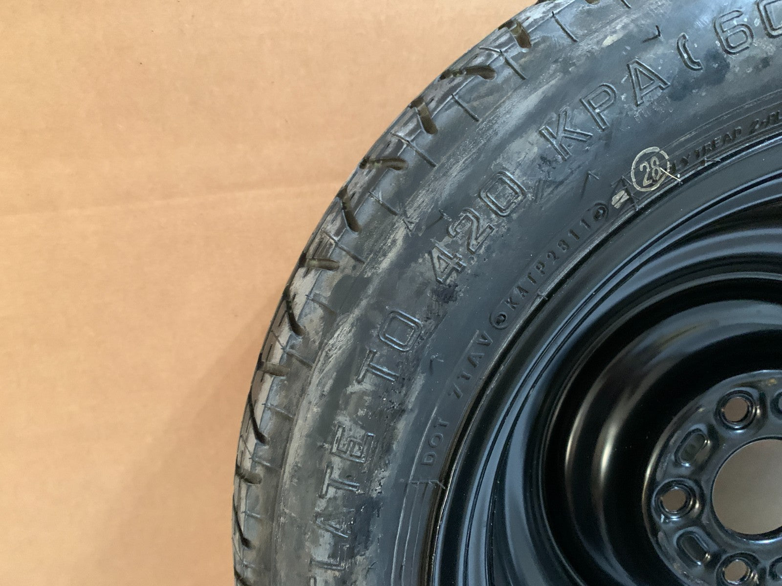 2011-2017 Nissan Juke 16" Spare Tire Wheel Compact Donut T135/90D16