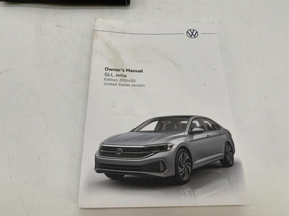 2024 Volkswagen Jetta GLI Owners Manual Set with Case OEM D01B60012