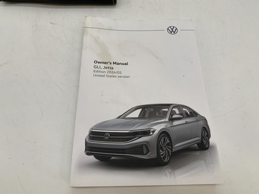 2024 Volkswagen Jetta GLI Owners Manual Set with Case OEM D01B60012
