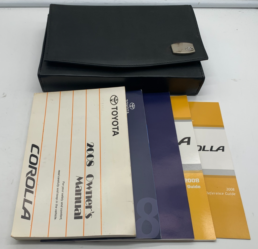 2008 Toyota Camry Owners Manual Set with Case OEM B04B54067