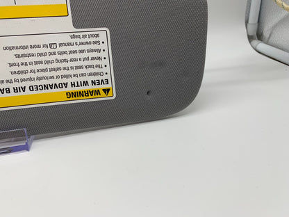 2021-2023 Chevrolet Trailblazer Driver Sun Visor Gray OEM B03B17012