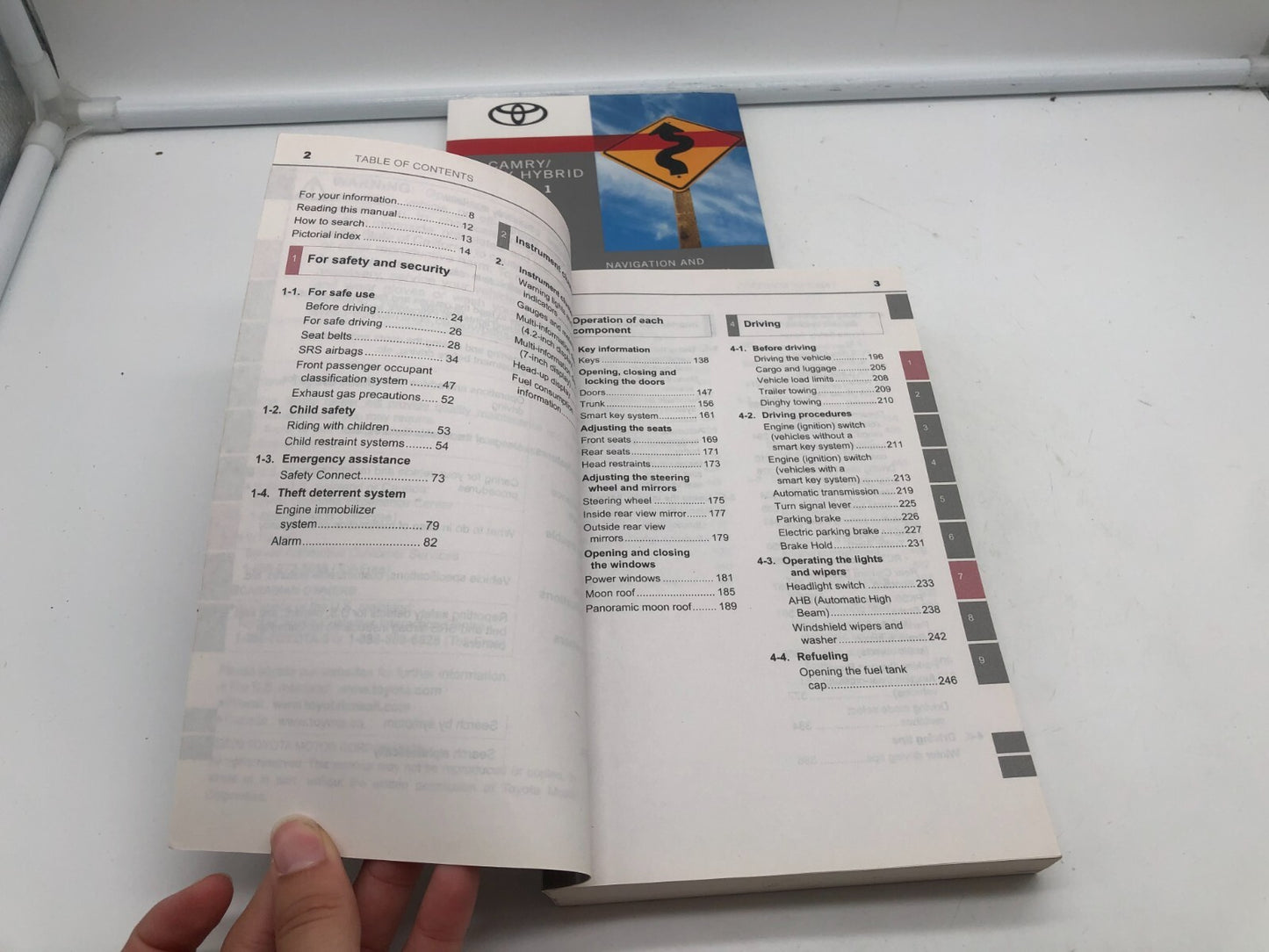 2021 Toyota Camry Owners Manual Set OEM A01B41004