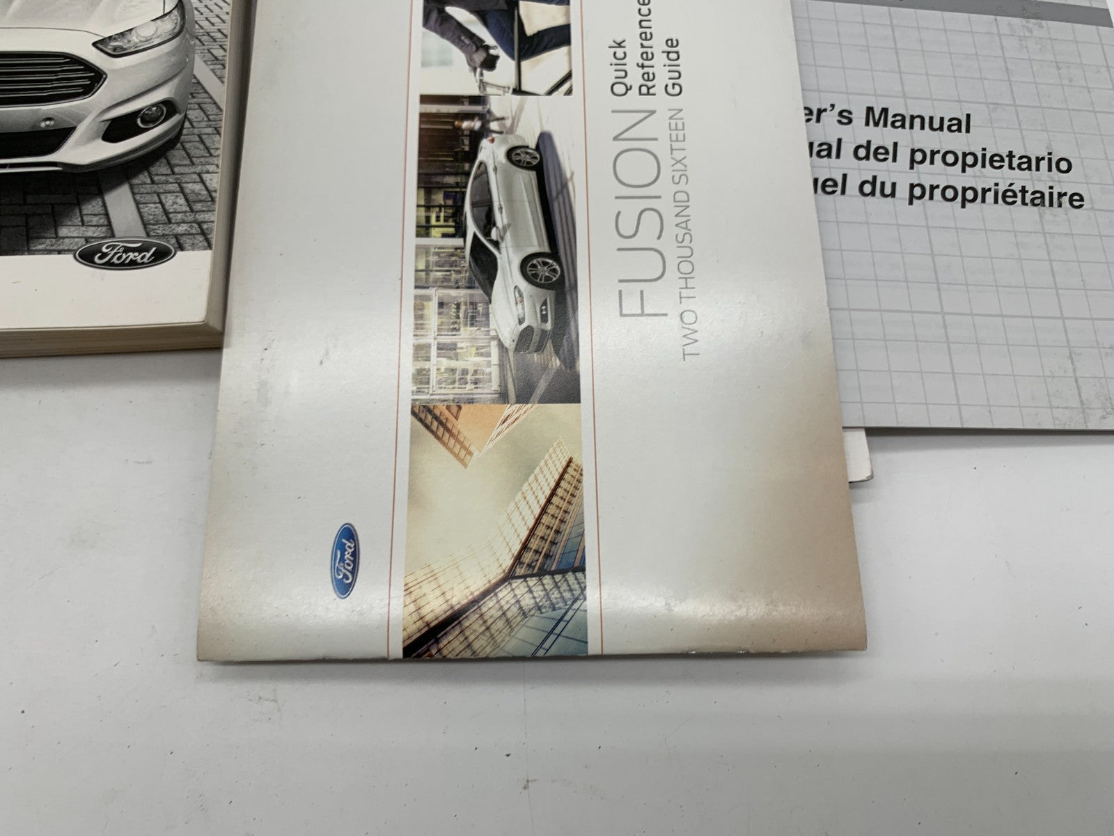 2016 Ford Fusion Owners Manual Set with Case OEM D01B37014