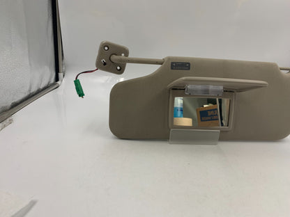 2010-2011 Ford Taurus Driver Side Sun Visor Sunvisor Gray Illuminated E03B63004