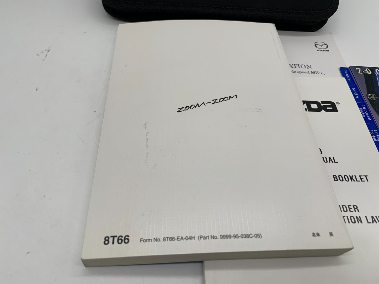 2005 Mazda 3 Owners Manual Warranty Guide Set with Case OEM B03B30008