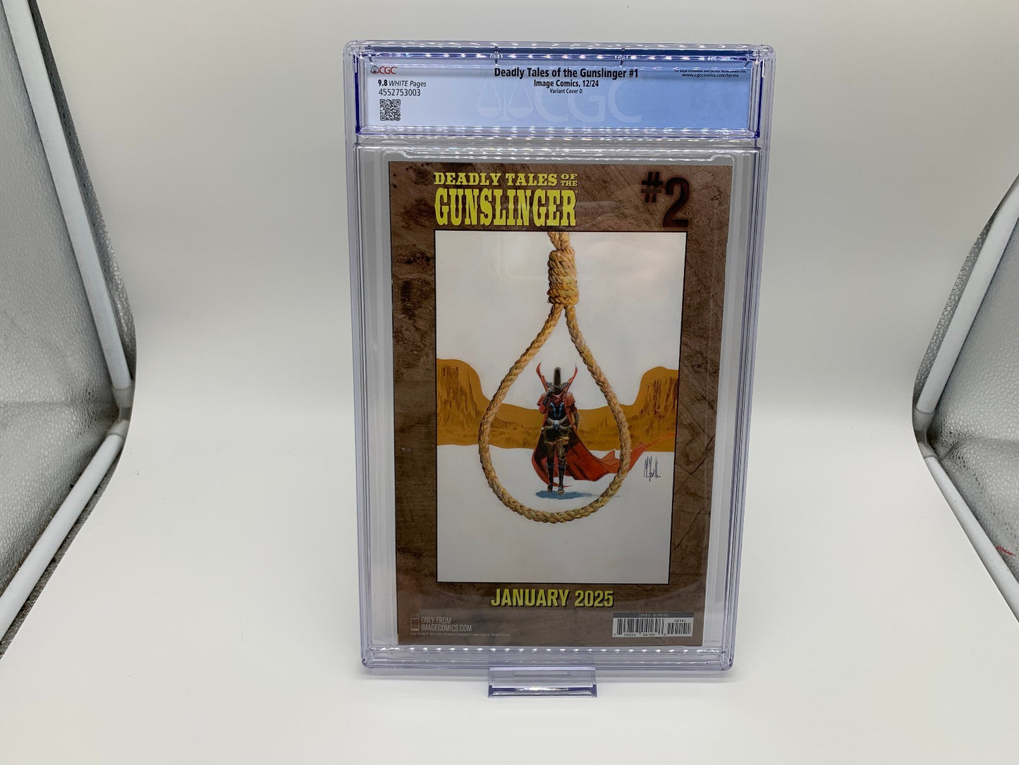 Deadly Tales of the Gunslinger #1 CGC 9.8 1:50 B&W Virgin Incentive McFarlane