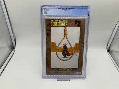 Deadly Tales of the Gunslinger #1 CGC 9.8 1:50 B&W Virgin Incentive McFarlane