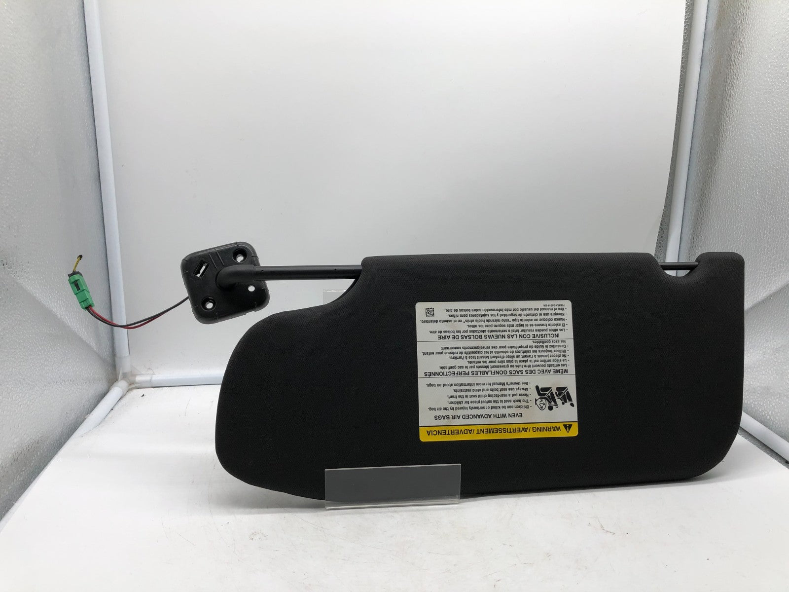 2010-2016 Ford Taurus Passenger Sun Visor Black Illuminated OEM C03B46001