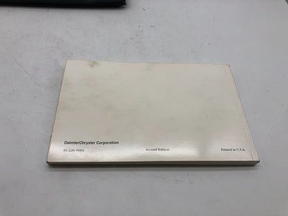 2000 Dodge Intrepid Owners Manual with Case OEM A01B42041