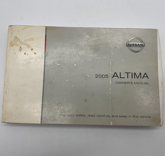 2005 Nissan Altima Owners Manual OEM C03B24010
