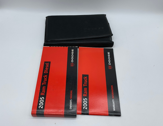 2005 Dodge Ram Pickup Owners Manual with Case OEM R01B14024