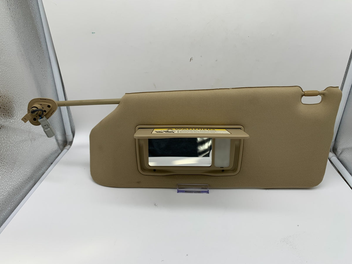 2006-2010 Honda Odyssey Driver Sun Visor Illuminated Brown OEM A02B07021