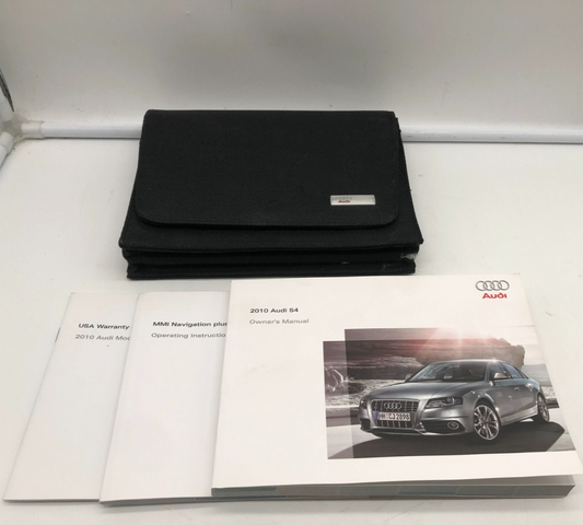 2010 Audi A4 Owners Manual Set with Case OEM R01B22015