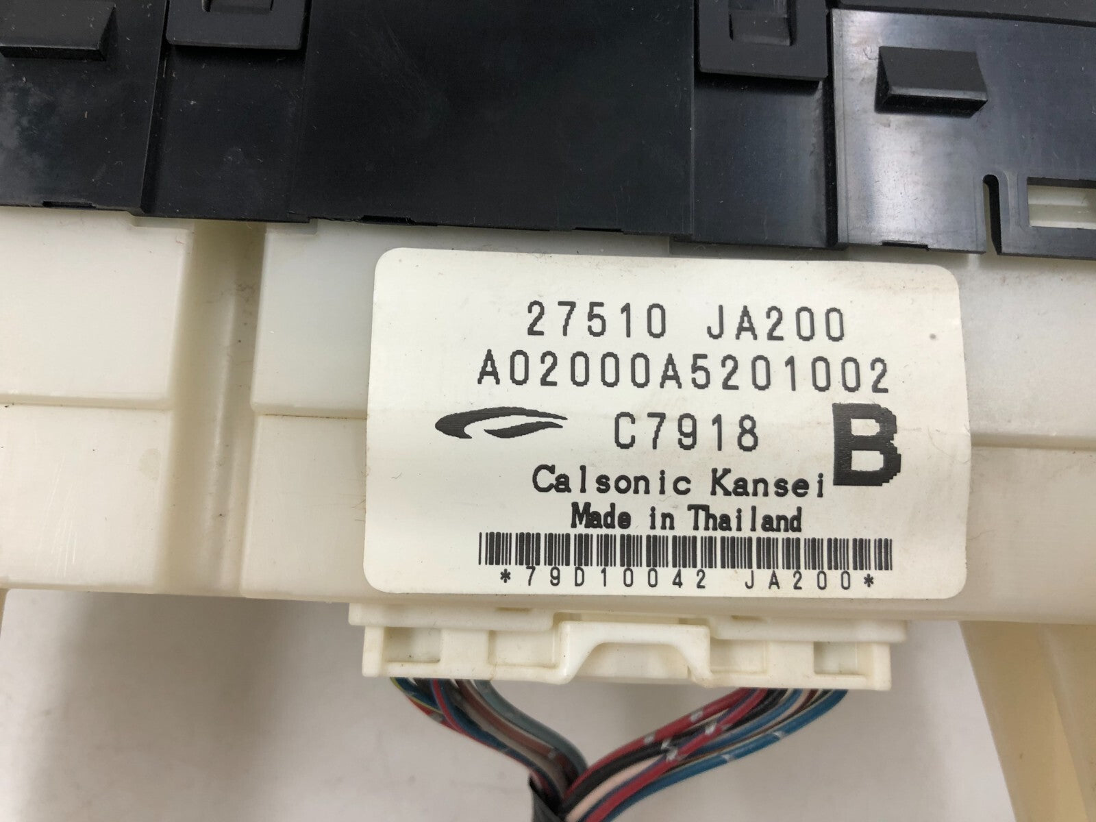 2007-2008 Nissan Altima AC Heater Climate Control OEM E01B19051