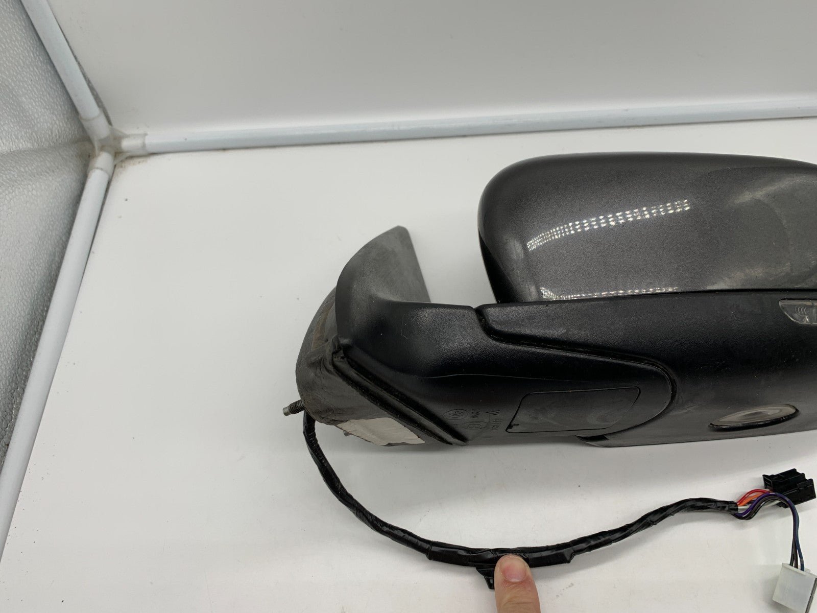 2014-2021 Jeep Cherokee Driver Side View Power Door Mirror Silver BSA OEM