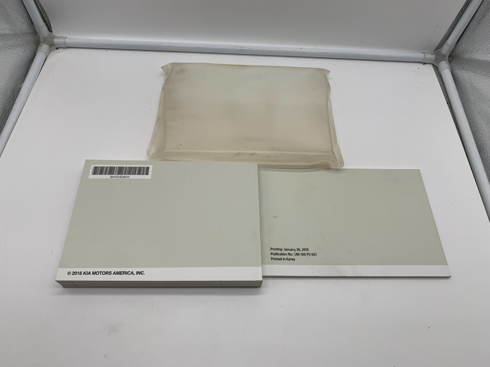2016 Kia Optima Sedan Owners Manual Set with Case OEM C01B28008