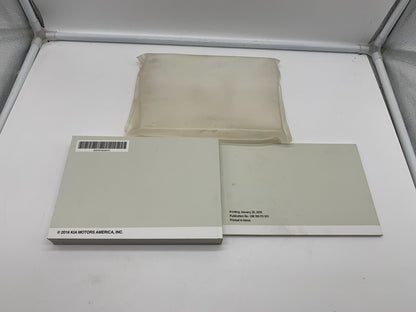 2016 Kia Optima Sedan Owners Manual Set with Case OEM C01B28008