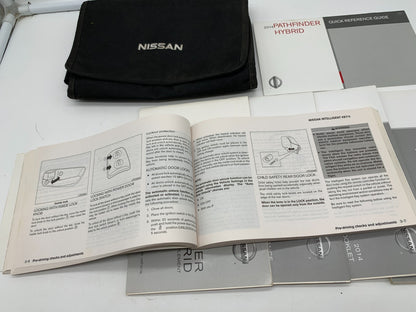 2014 Nissan Pathfinder Owners Manual Set with Case OEM