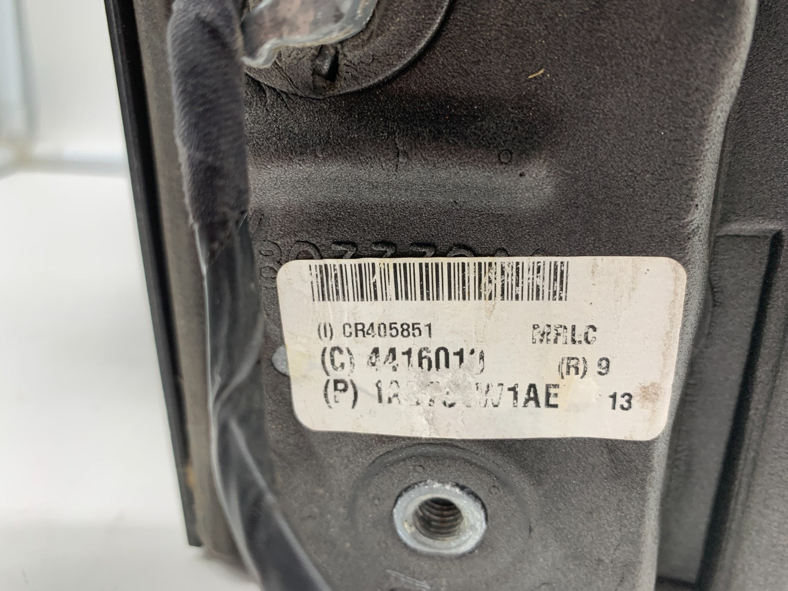 2011-2020 Dodge Caravan Driver Side View Power Door Mirror White OEM C02B04031