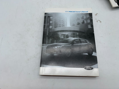 2015 Ford Focus Owners Manual Set with Case OEM A04B05016