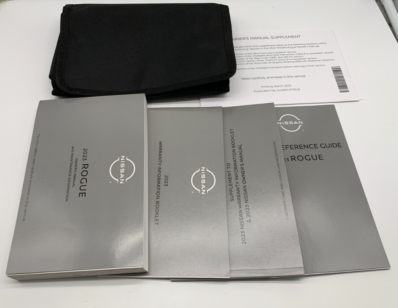 2023 Nissan Rogue Owners Manual Set OEM B04B25008