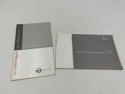 2007 Nissan Altima Hybrid Owners Manual Set with Case OEM D01B48007