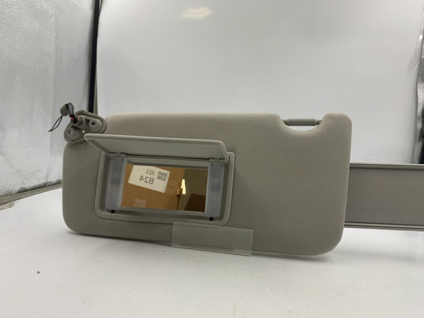 2010-2014 Subaru Legacy Driver Sun Visor Gray Illuminated OEM D01B30082