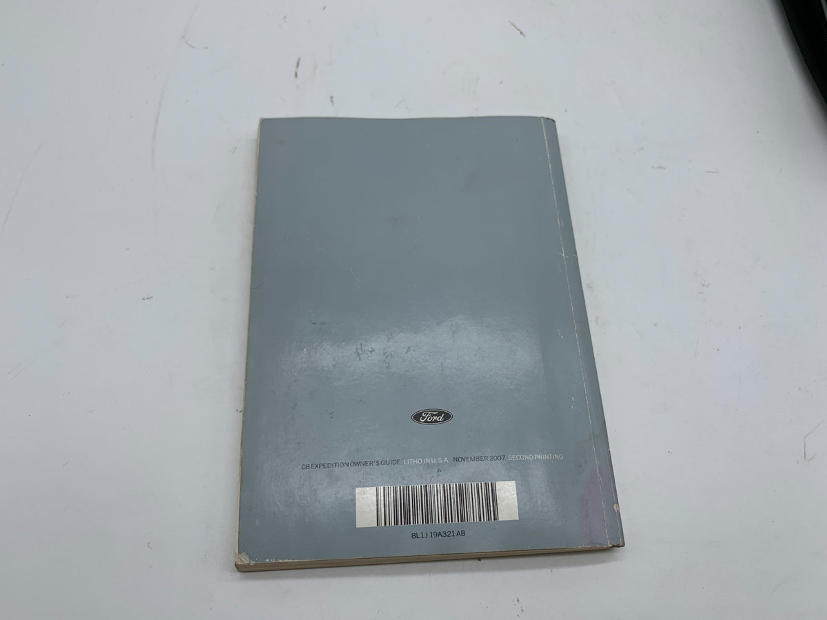 2008 Ford Expedition Owners Manual Set with Case OEM R01B18020