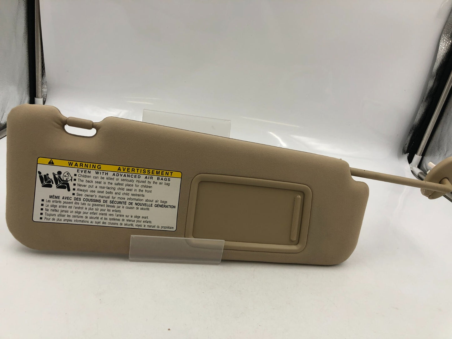 2007-2009 Lexus ES350 Passenger Sun Visor Tan OEM  A01B30023