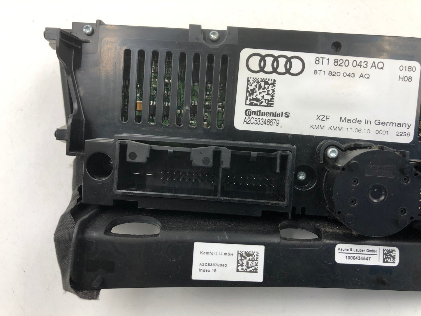 2010-2013 Audi A5 AC Heater Climate Control Unit OEM D03B16005