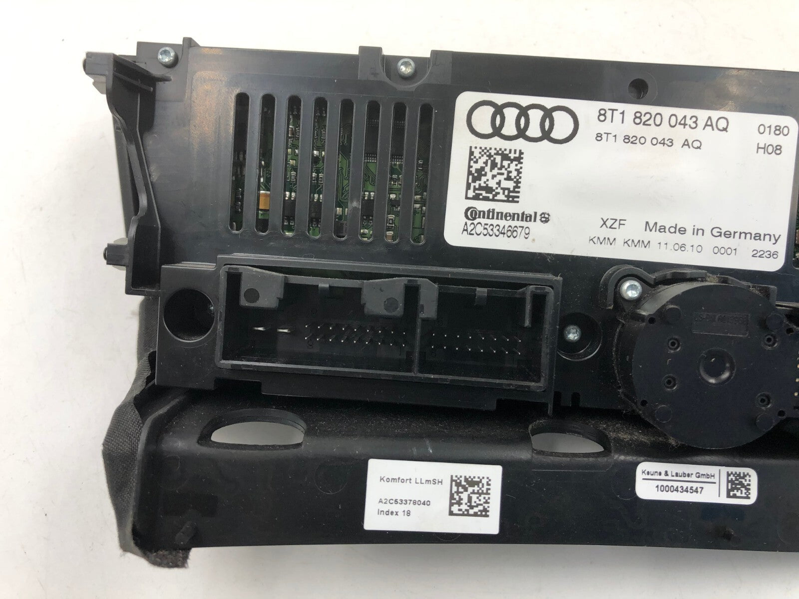 2010-2013 Audi A5 AC Heater Climate Control Unit OEM D03B16005