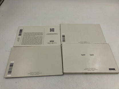2018 Infiniti Q50 Q 50 Owners Manual Set OEM E02B12043