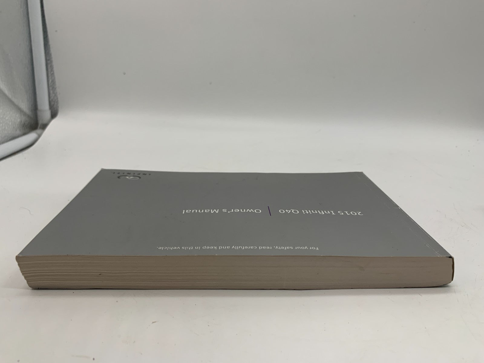 2015 Infiniti Q40 Q 40 Owners Manual Set OEM A01B01016
