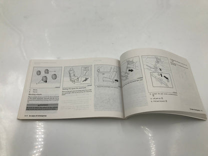 2017 Nissan NV200 Compact Cargo Owners Manual Set with Case OEM A01B35010