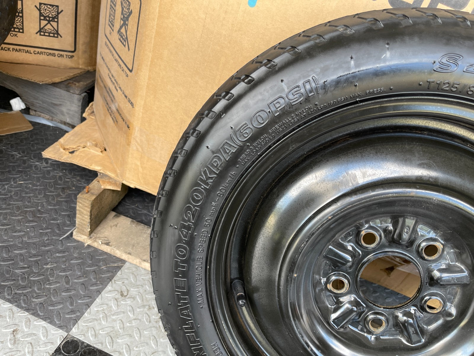 2012-2017 Buick Verano 16" Spare Tire Wheel Compact Donut T115/70R16