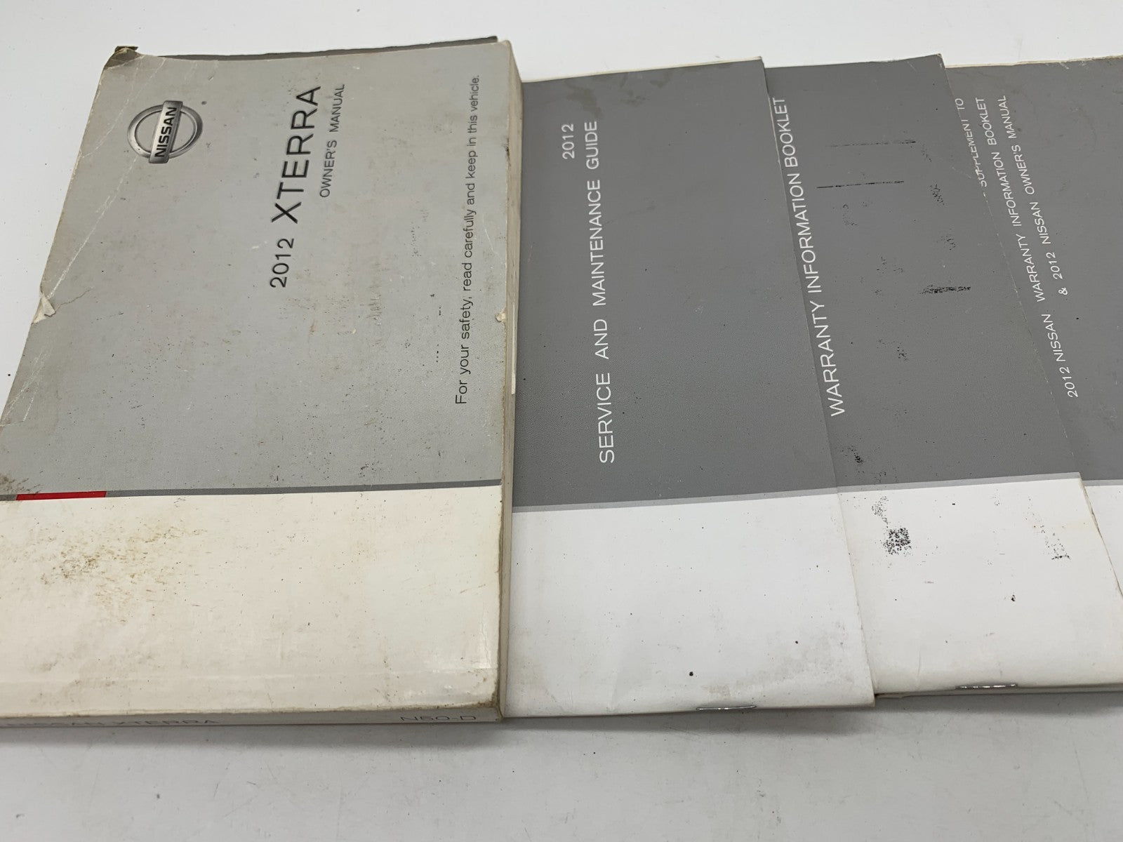 2012 Nissan Xterra Owners Manual Set OEM