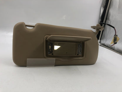 2004-2009 Cadillac SRX Passenger Sun Visor Tan Illuminated OEM A03B40038