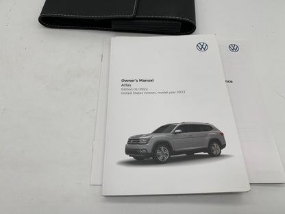 2022 Volkswagen Atlas Owners Manual Set with Case OEM C02B14054