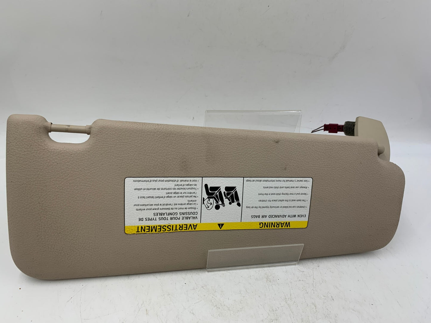 2010-2016 BMW 535i Driver Sun Visor Gray Illumination OEM B02B38062