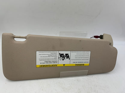 2010-2016 BMW 535i Driver Sun Visor Gray Illumination OEM B02B38062