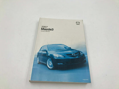 2007 Mazda 3 Owners Manual OEM E02B59009