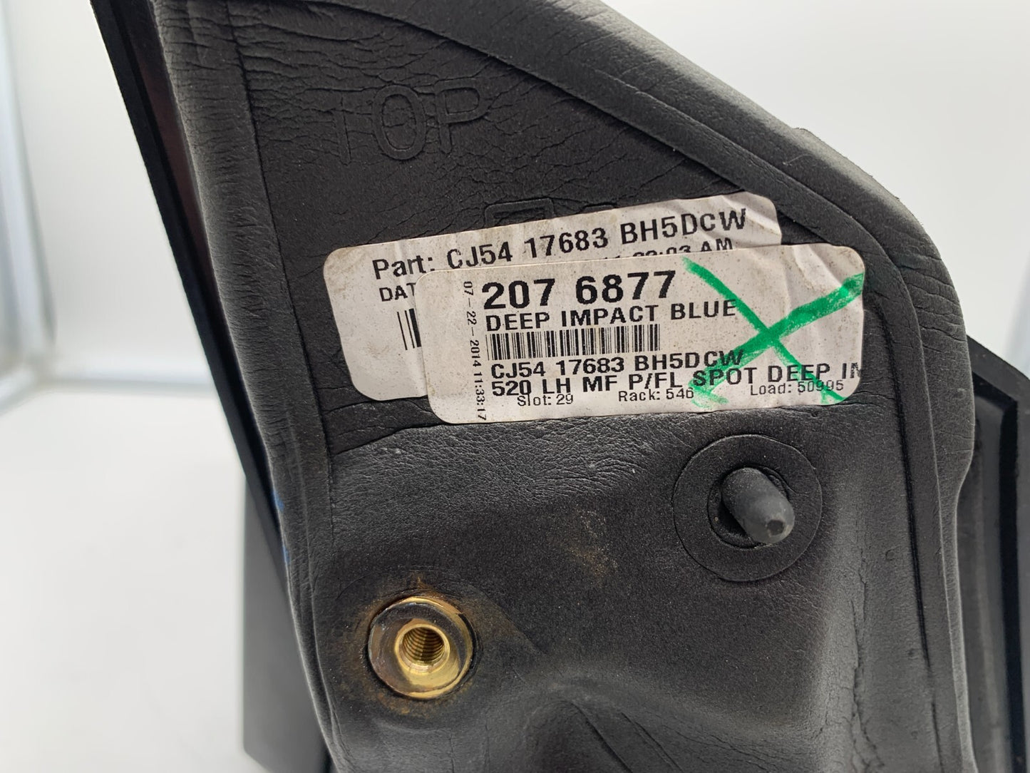 2013-2016 Ford Escape Driver Side View Power Door Mirror Blue OEM D04B26060