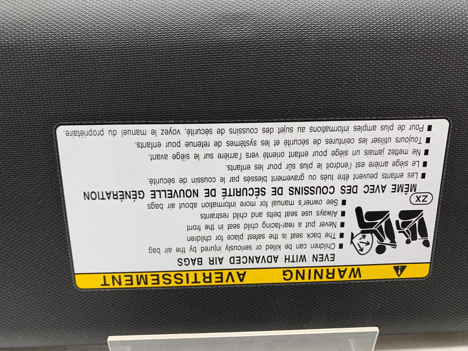 2019-2022 Toyota C-HR CHR Passenger Sun Visor Black Illumination OEM B01B24015