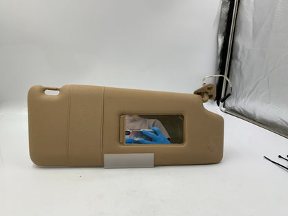 2007-2010 BMW X3 Passenger Sun Visor Illuminated Tan OEM D04B11048