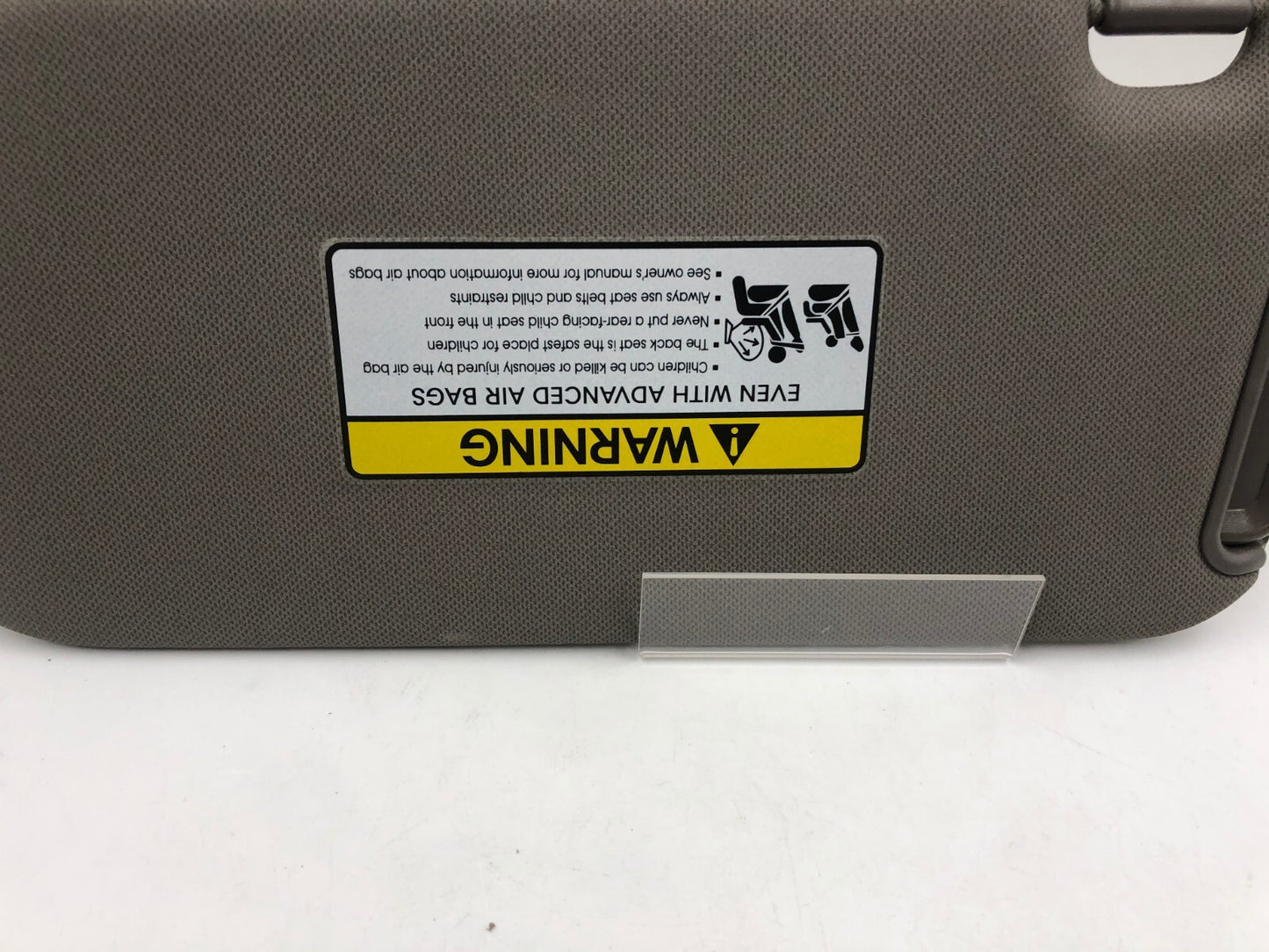 2010-2015 Hyundai Tucson Passenger Sun Visor Gray OEM B03B27021